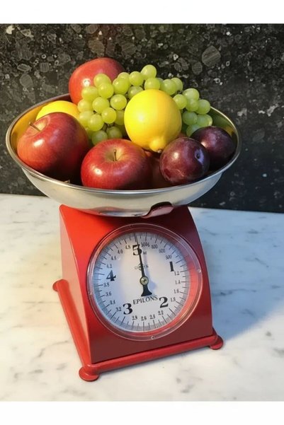 markentegra 5 Kg Retro Nostalji Mutfak Tartısı Analog Terazi