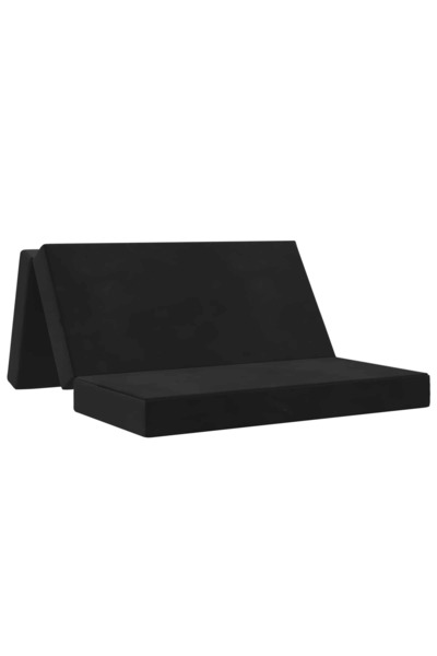 vidaxl Canapea Pat Pliabilă 120 x 67 x 45 cm Negru