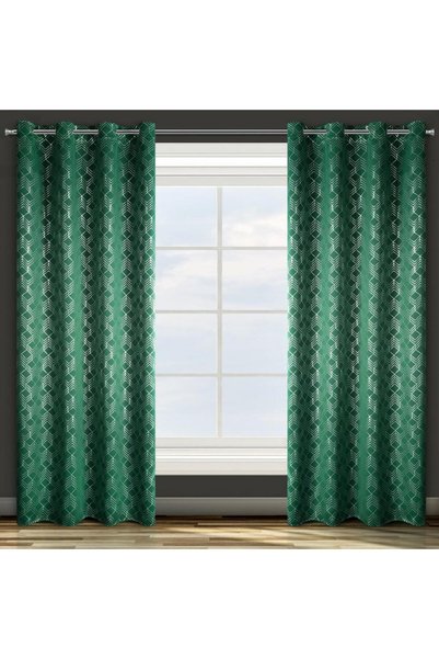 Design 91 Perdea decorativa cu inele metalice, POLI 140x250 cm, Eurofirany, V...