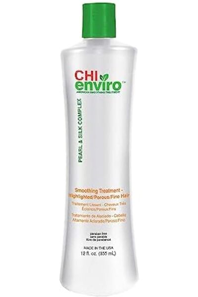 Chi Enviro Smooth Treatment for Highlighted Porous and Fine Hair, 12 oz., 12 ...