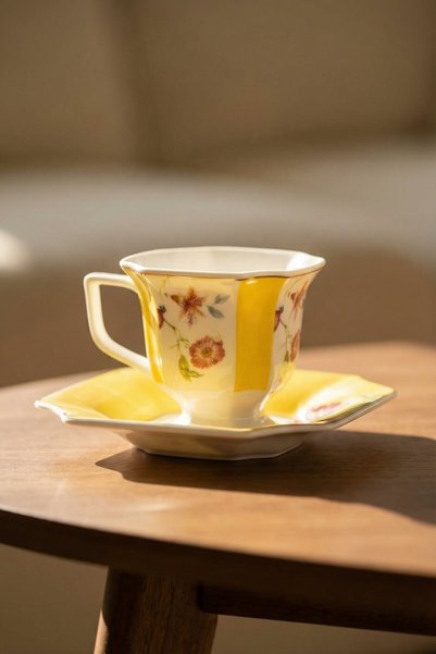 ACAR Novaria 6 Kişilik Kahve Fincan Takımı - 90 ml