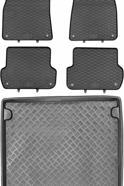 Max-Dywanik Audi A4 B6 B7 Variant din 2000-2007 SET - covorașe auto din cauci...