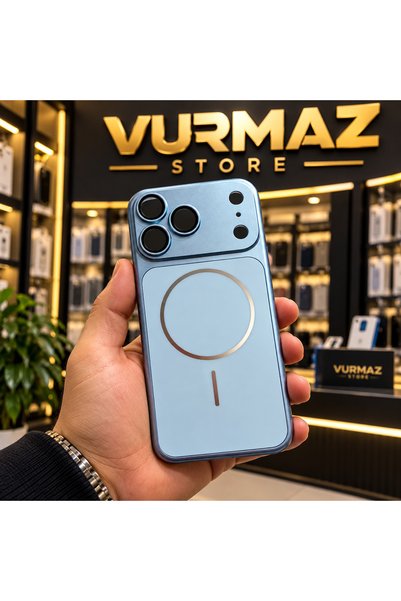Case iPhone 17 Pro Max/18 Pro Max Uyumlu MagSafe Destekli Telefon Kılıfı