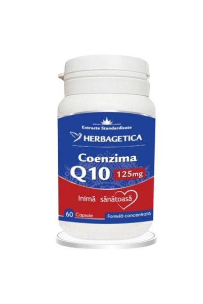 herbagetica Συνένζυμο Q10 125 mg - Herbagetica, 60 κάψουλες