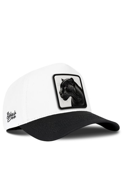 BlackBörk Șapcă de baseball alb-negru cu logo-ul Pantera