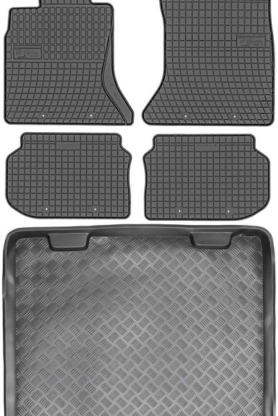 Max-Dywanik BMW 5 F11 Touring din 2010-2013 SET - covorașe auto din cauciuc +...