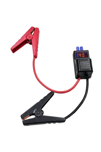 Choice Black 12V 650A Intelligent Jump Starter Clamp EC5 Plug Emergency Jumpe...