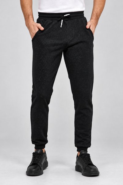 Polo State Men's Ribbed Cuffed Sweatpants