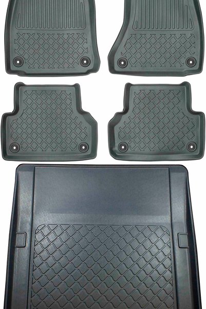 Max-Dywanik Audi A5 II Sportback din 10/2016 SET - covorașe auto + covoraș po...