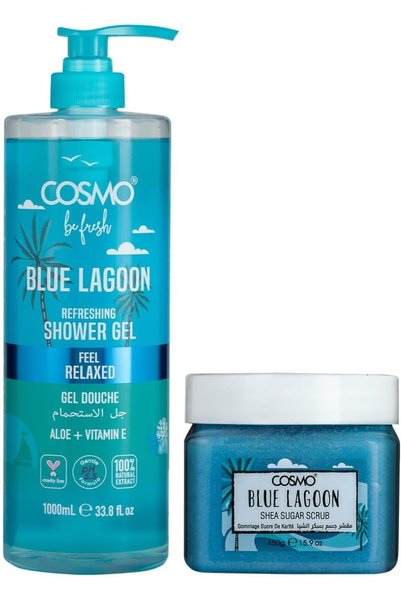 CD Cosmo Designs Cosmo Skin Care Be Fresh Blue Lagoon Refreshing Shower Gel 1...