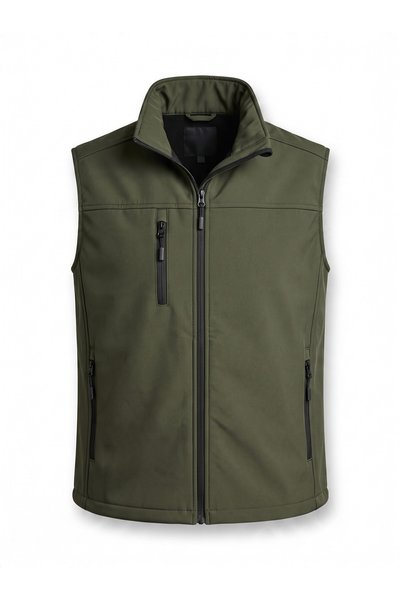 KDM KAFKAS TACTİCAL Erkek Yelek Softshell Su Geçirmez Tam Fermuarlı Cepli Nor...
