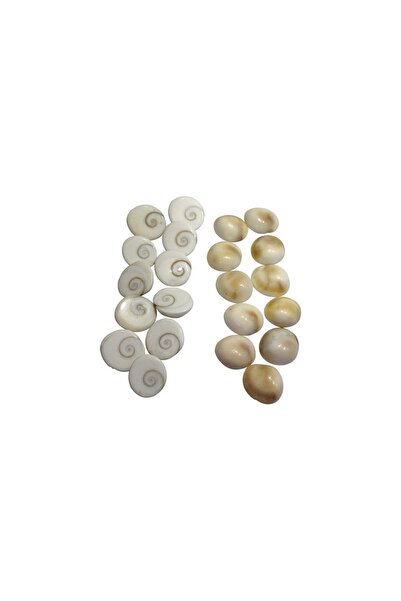 BERAT Yalancik Stone - Natural Stone - Male and Female Stones Mixed - 90 Pieces - Natural Yalancik Stone - Small Size