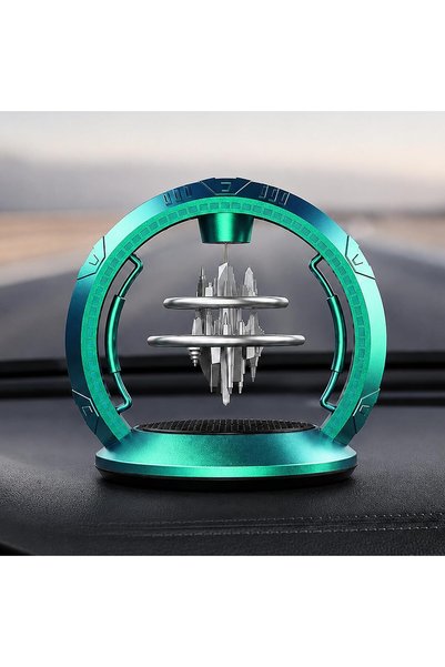 AutoFamily AUTO FAMILY City of The Sky Air Freshener Solar Perfume, Rotatable...