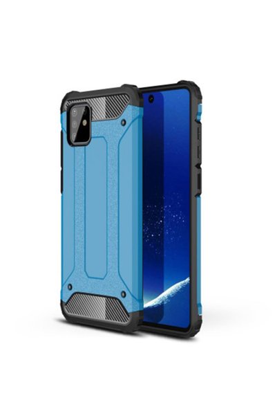 OEM Tough Armor Υβριδική Θήκη TPU για Samsung Galaxy A81/Note 10 Lite/M60s, Μπλε