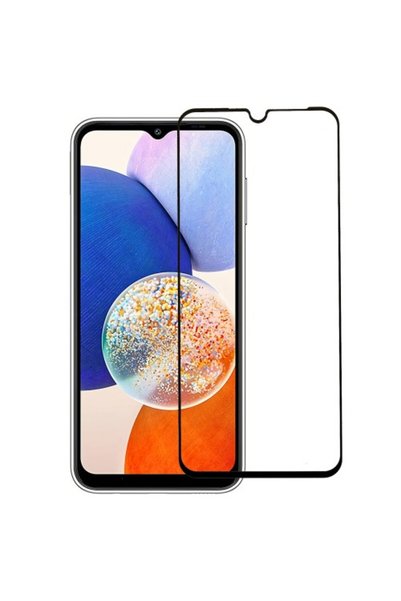 OEM Σκληρυμένο Γυαλί Πλήρους Κάλυψης για Samsung Galaxy A14 5G/4G - Μαύρο