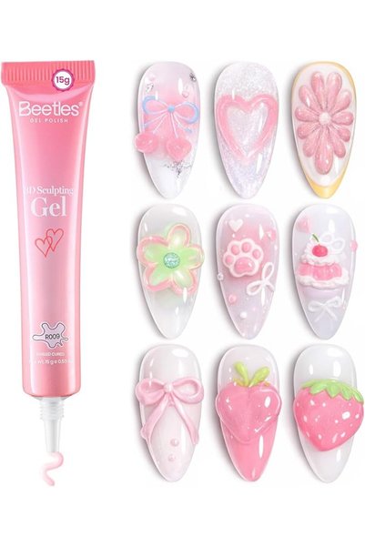 beetles Gel Polish Beetles Jelly Gel Nail Polish Set, 6 Colors Nude Sheer Nat...