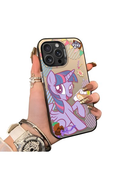 ucuc حافظة هاتف بنمط Twilight Sparkle متوافقة مع iPhone 16 Pro Max، مصنوعة من...