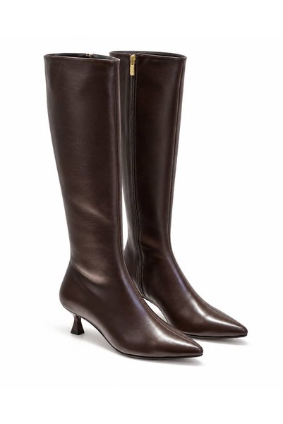 TREND KARAMAN K-40-950 Sivri Burun 4 cm Topuklu Kadın Çizme