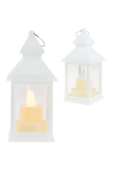 Martom lampion, felinar cu lumânare, felinar decorativ alb de grădină pentru ...