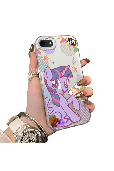 ucuc حافظة هاتف بنمط Twilight Sparkle متوافقة مع iPhone 7/8/SE 2020 2022 مع ل...