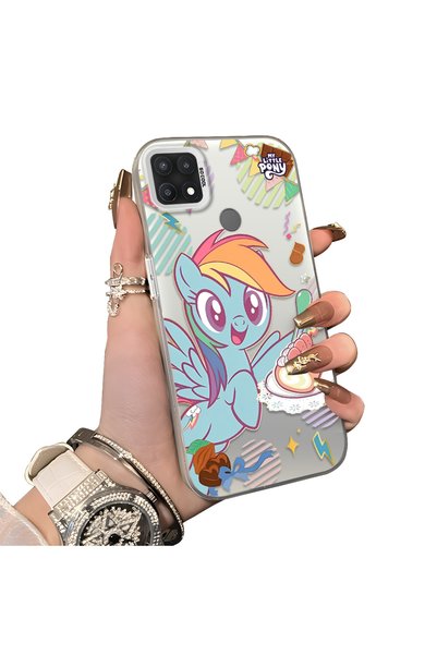 ucuc Oppo A15/A15S Compatible Phone Case with Acrylic Hard Back Panel and Sil...