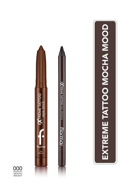 Flormar Extreme Tattoo Mocha Mood İkilisi - 004 Mocha & 002 Walnut