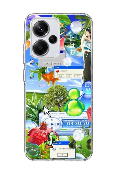 lelia Redmi Note 13 Pro Plus 5g Compatible Green Nature Desktop Printed Trans...