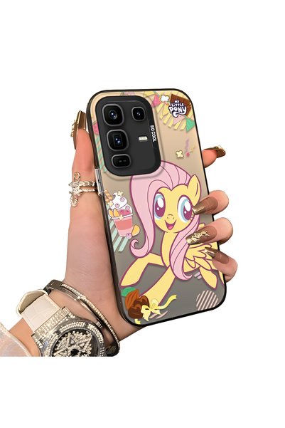 ucuc حافظة هاتف بنمط Fluttershy متوافقة مع Infinix Note 50 Pro Plus مع لوحة خ...