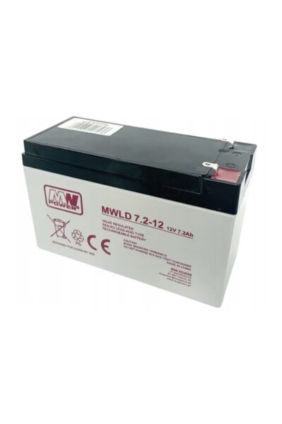 MW Power Acumulator stationar pentru UPS-uri, Tehnologie AGM VRLA 12 V, 7.2 A...