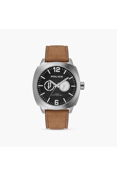 Police Men's Black Round 44 MM Analog Watch | PL.14717JS/02