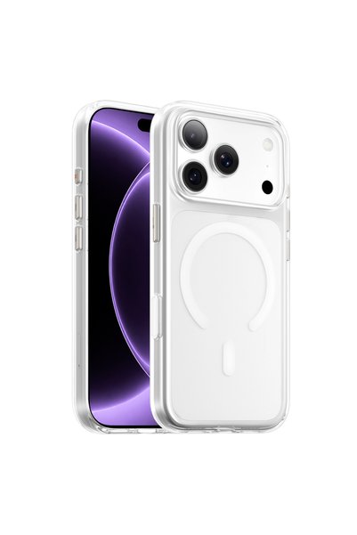 BLUEO iPhone 17/18 Pro Crystal Pro Anti-Drop MagSafe Case, Transparent