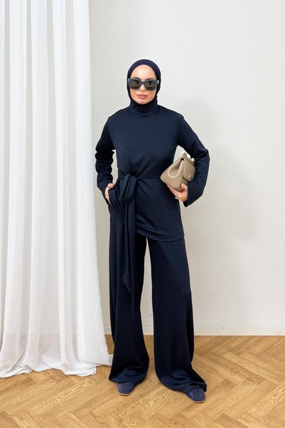 Melike Tatar Tied Modal Set 3-4611