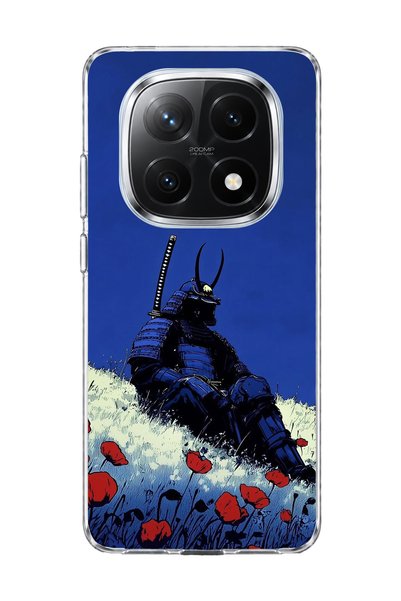 lelia حافظة هاتف شفافة متوافقة مع Redmi Note 14 Pro Plus 5G مطبوعة بتصميم Blu...