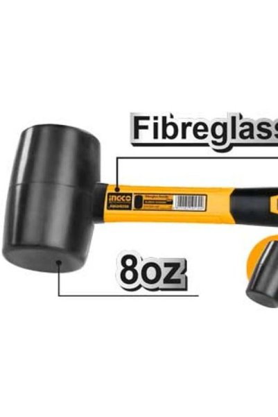 Ingco Black Rubber Hammer HRUH8816