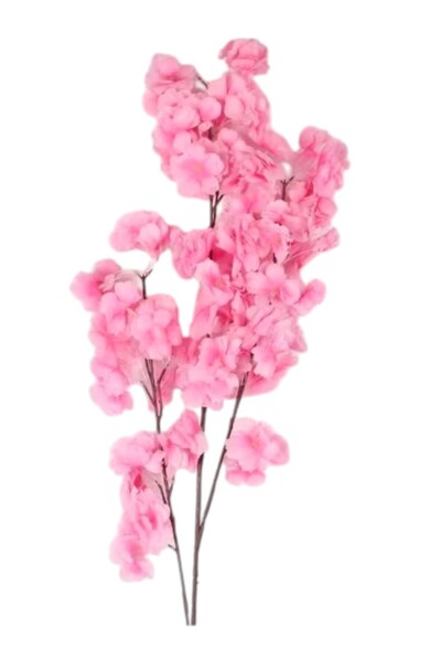 Toybox Pink Silk Artificial Cherry Blossom Flower Branches for Home Wedding D...