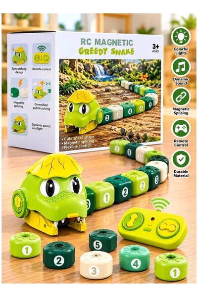 BlueFire Green Magnetic Snake Battle Game for Kids & Family | Remote Control ...