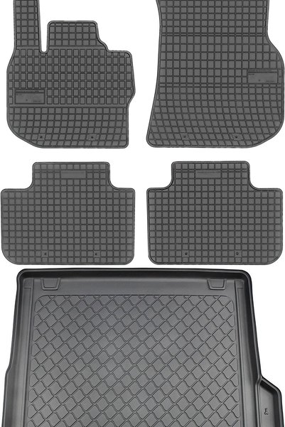 Max-Dywanik BMW X3 G01 SUV din 11/2017 SET - covorașe auto din cauciuc + covo...