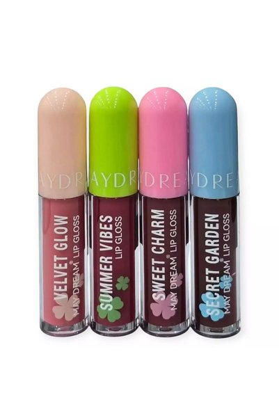 MAYDREAM مجموعة قلوس شفايف 4 لون
