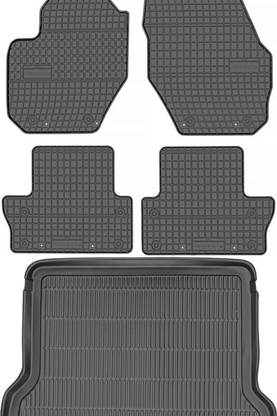 Max-Dywanik Volvo XC60 I SUV din 2008-2017 SET - covorașe auto din cauciuc + ...
