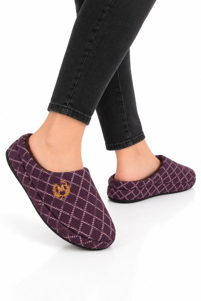 Jagulep Men's Home Furry Non-Slip Sole Slippers Brown-Beige