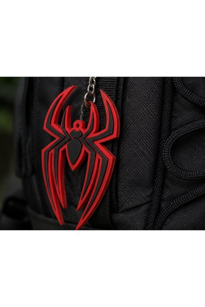 LOEN DESIGN Spiderman Anahtarlık Örümcek Şekilli Çanta Süsü