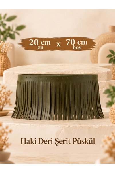 SEM AKSESUAR Leather Knitting with Tassels