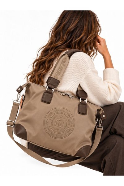Just Polo Justpolo Women's Large Size Shoulder Bag with Adjustable Long Strap...