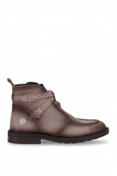 Mammamia D26kb-8620 Cizme casual de damă din piele naturală, cu toc gros de 2 cm