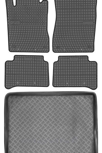 Max-Dywanik Mercedes E-Class W211 Sedan din 2003-2009 SET - covorașe auto din...