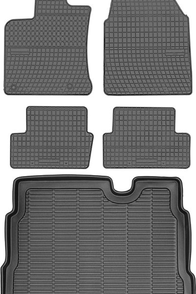 Max-Dywanik Nissan Qashqai I Crossover din 2007-2014 SET - covorașe auto din ...