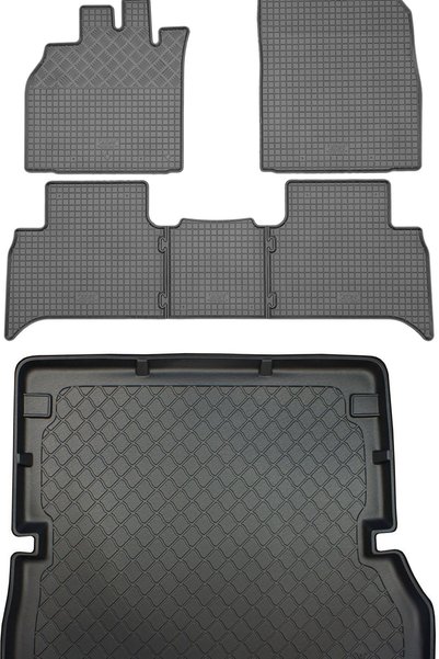 Max-Dywanik Renault Grand Scenic III VAN (5 uși) din 04.2009-11.2016 SET - co...