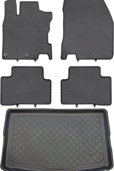 Max-Dywanik Nissan Qashqai II J11 SUV din 02.2014-2020 SET - covorașe auto di...