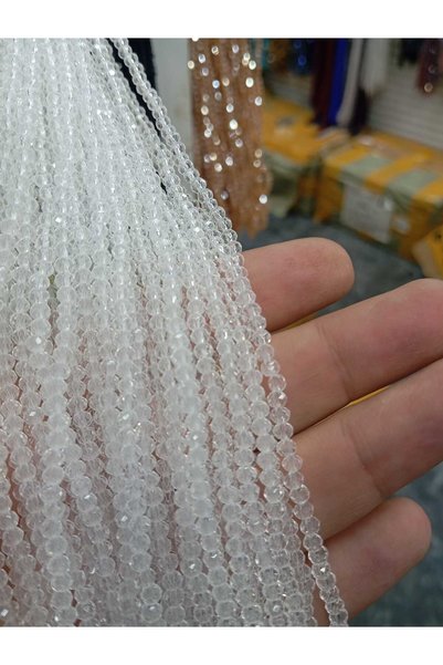 Ralp Moda 3 мм Кристални мъниста в ярки цветове, 10 нишки, Средно количество:...