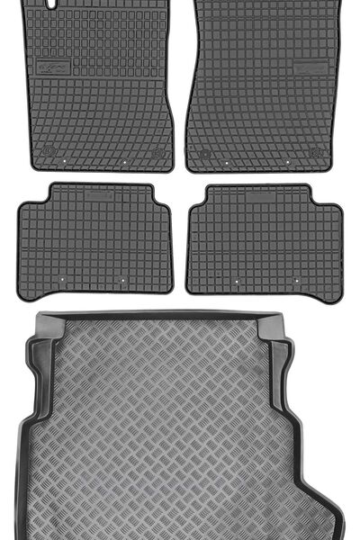 Max-Dywanik Mercedes E-Class W211 Sedan / Estate din 2002-2009 SET - covorașe...